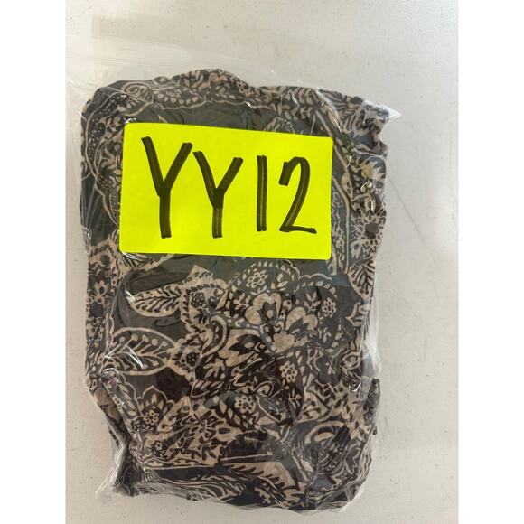 Vtg Erica Brooke Strapless Dress Size 24 Brown Fairy 80s Whimsical Floral Boho - Picture 12 of 12